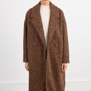 BROWN WOVEN COAT